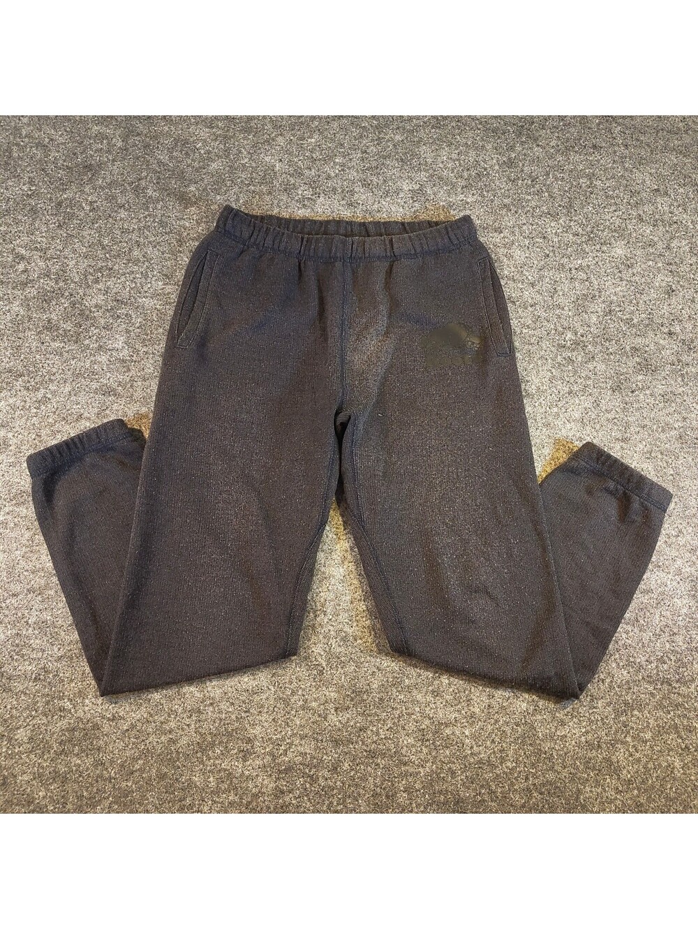 Roots Canada Charcoal Gray Beaver Logo Lounge Jogger Sweatpants Size XS